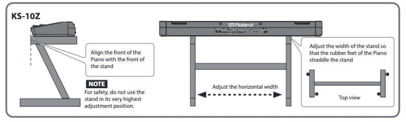 Roland KS-10Z Stand and FP90X - Piano World Piano & Digital Piano 